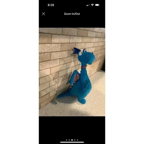 Disney parks doc mcstuffins stuffy blue dragon b35 - Picture 3 of 5